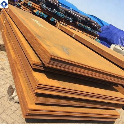 S235jr que resiste à placa Chequered laminada a alta temperatura A283 A387 da chapa de aço