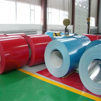 PPGI galvanizado Prepainted revestiu a bobina ASTM A653 colore a bobina da folha revestida
