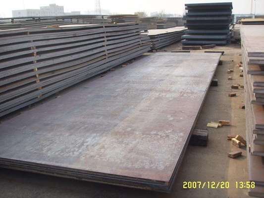 Chapa metálica preta laminada a alta temperatura de aço do ferro da placa DX51D SGCC do navio de 5MM