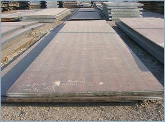 superfície de sopro limpa do tratamento da oxidação da placa a588 1055 St52 de aço