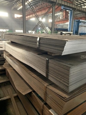 superfície de sopro limpa do tratamento da oxidação da placa a588 1055 St52 de aço