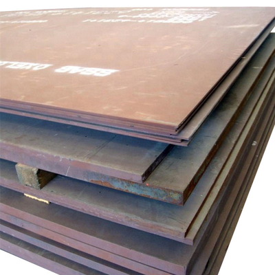 chapa de aço resistente Ar550 Ar450 Ar600 da abrasão de 7mm 8mm 9mm