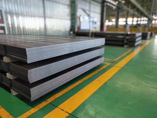 chapa de aço resistente Ar550 Ar450 Ar600 da abrasão de 7mm 8mm 9mm