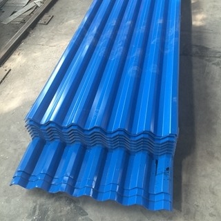 PGI corrugou telhas de telhado do metal colore revestido galvanizado para a construção