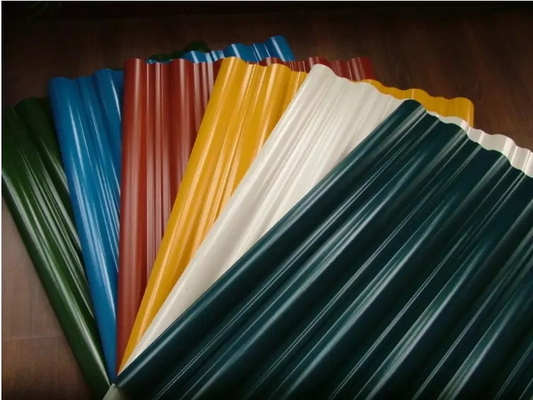 PGI corrugou telhas de telhado do metal colore revestido galvanizado para a construção