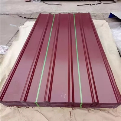 PGI corrugou telhas de telhado do metal colore revestido galvanizado para a construção