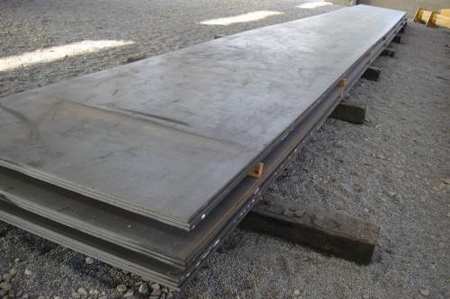 Placa de aço carbono preta laminada a alta temperatura ASTM A36 ST37 S45C ST52