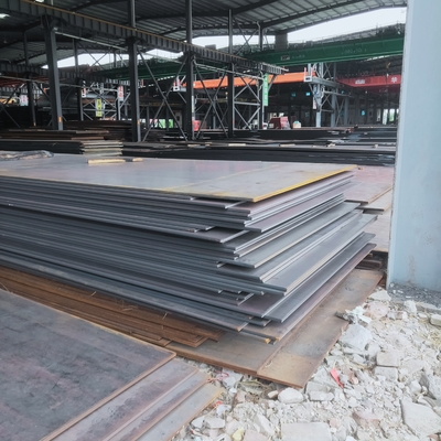 Placa de aço carbono preta laminada a alta temperatura ASTM A36 ST37 S45C ST52