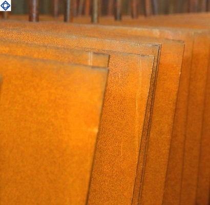Tamanho personalizado de Corten chapa metálica de aço resistente à corrosão para a paisagem