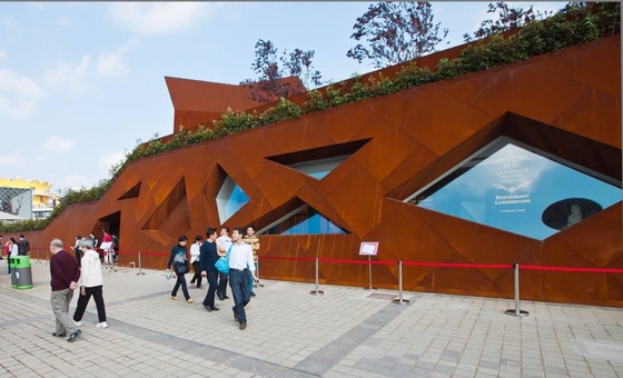 Placa de aço padrão de Corten para o pátio de aquecimento Firepit da decoração do jardim