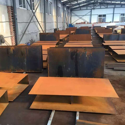 Folhas de metal resistentes exteriores de SPA-H Corten com Rusty Finish