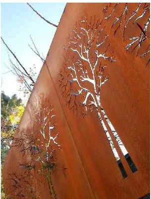 Tempo laminado a alta temperatura Resisitance da placa de aço de Corten do tratamento da oxidação