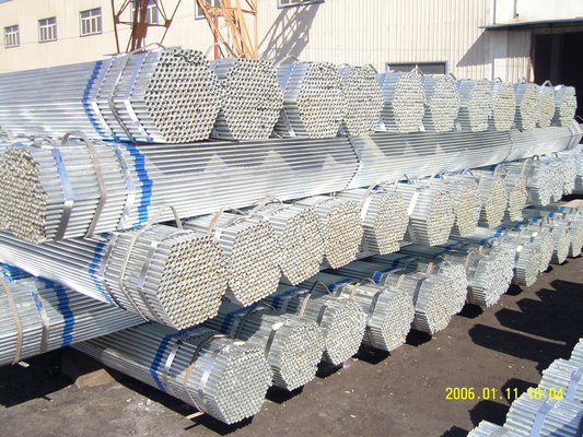 Tubulação de aço galvanizada mergulhada quente de ferro maleável para a construção