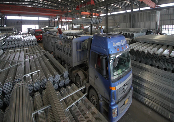 Tubulação de aço galvanizada mergulhada quente de ferro maleável para a construção
