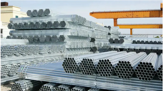 Padrão galvanizado tubular soldado do aço ASTM GB BS para a tubulação da estrutura