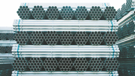 O carbono suave galvanizou a categoria de aço dos tubos Q235 Q235 Q345 ST37