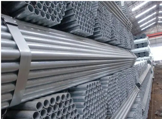 Dx51d tubulação de aço Astm de um SOLDADO de 5 polegadas A53 tubulação de aço pre galvanizada retangular de 12 Ft
