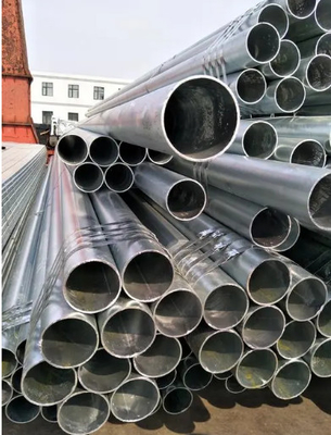 Dx51d tubulação de aço Astm de um SOLDADO de 5 polegadas A53 tubulação de aço pre galvanizada retangular de 12 Ft