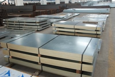 Chapa de aço galvanizada mergulho do MS Zn Coated Hot para a indústria da construção civil