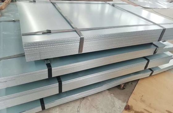 Chapa de aço galvanizada mergulho do MS Zn Coated Hot para a indústria da construção civil